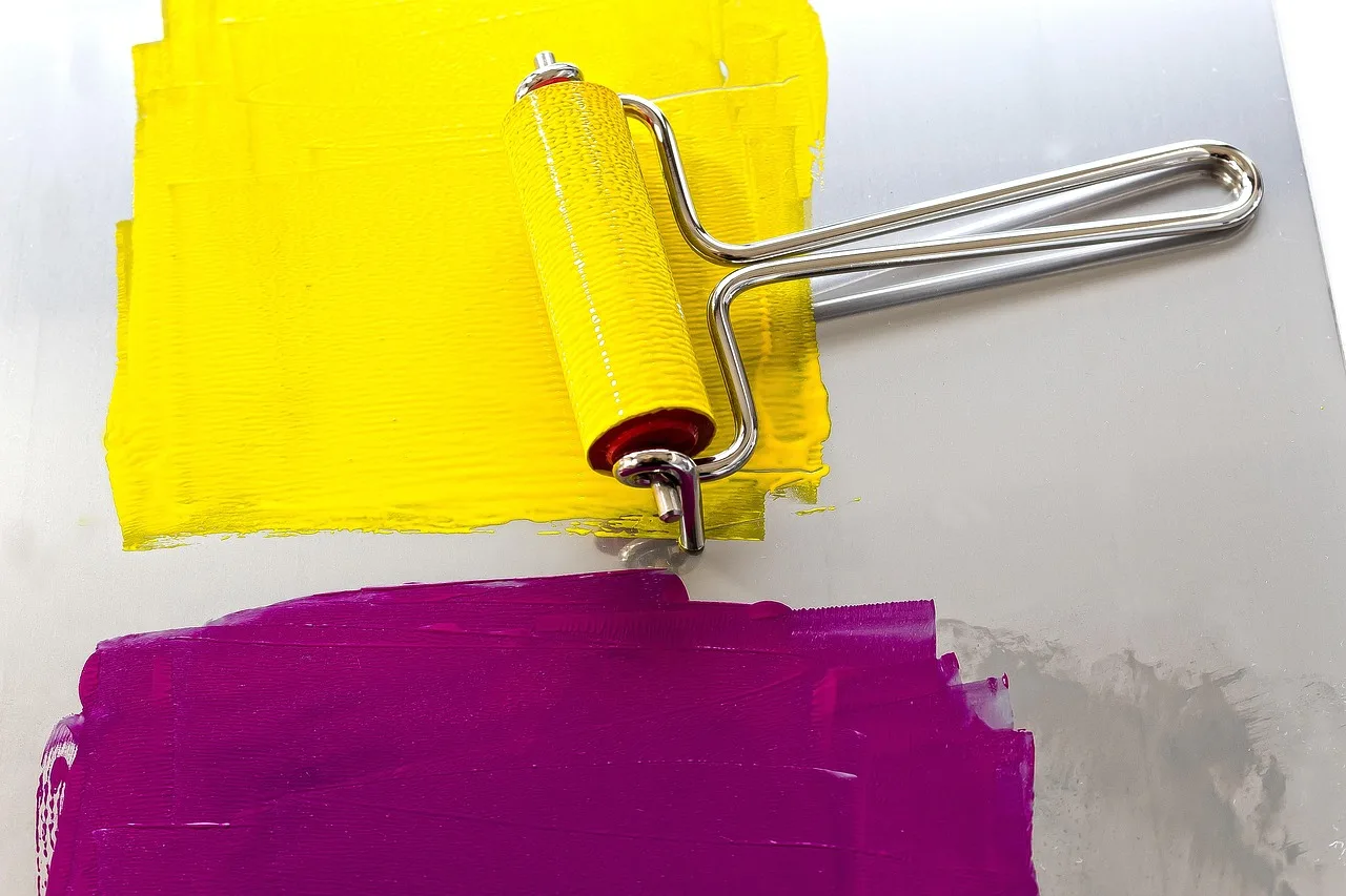 roller, color printing, high pressure, magenta, yellow, print preparation, magenta, magenta, magenta, magenta, magenta. How to improve print advertising for business teams: a closer look