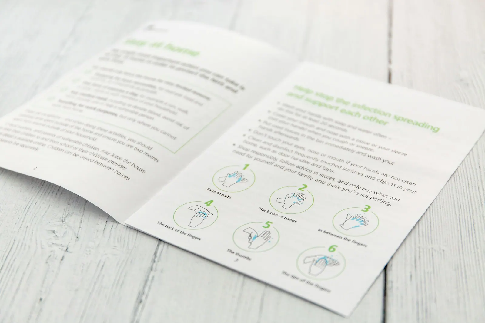 white printer paper on brown wooden table Coronavirus Stay at home. Save the NHS, protect lives. Leaflet from the government with advice. Coronavirus, stay indoors, stay at home, d. Marketing collateral: a focused business guide for 2027