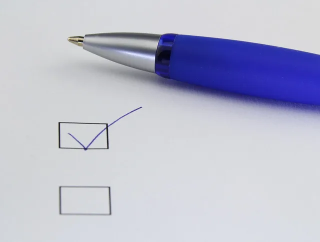 office, selection, write, paper, mark with a cross, done, ballpoint pen, pen, select, checklist, selection list, decide, decision, checklist, checklist, checklist, checklist, checklist. Print advertising checklist: every item, with the reason behind it