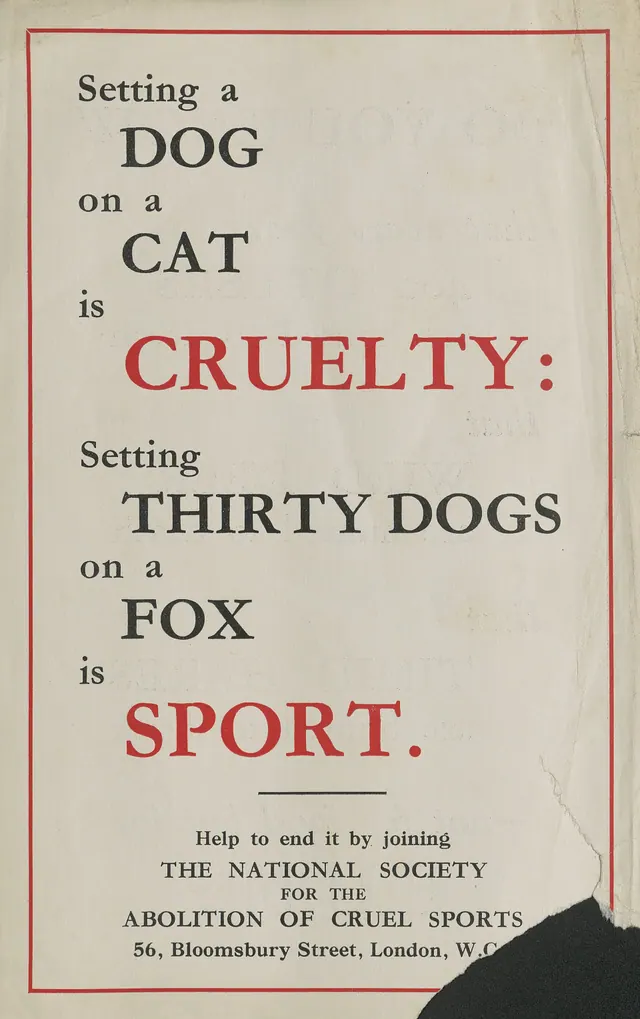 Promotional flyer for the National Society for the Abolition of Cruel Sports. The practical 2027 guide to trade show marketing