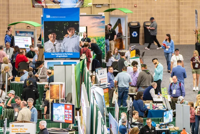 A banner on the column helped attendees find the U.S. Department of Agriculture , USDA, staff and booth, where they talked with farmers and industry partners at the trade show to answer questions and to log into a new online portal during the 2026 Commodity Classic where producers explore new techno. Trade show marketing measurement: denominators, sample size and your own ranges
